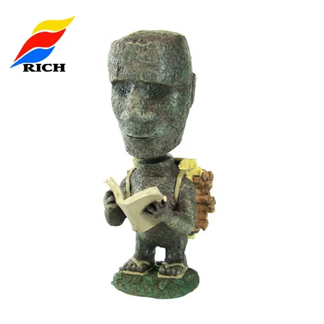 Personalized Custom Made Basketball Bobble Resin Shaking Head Doll