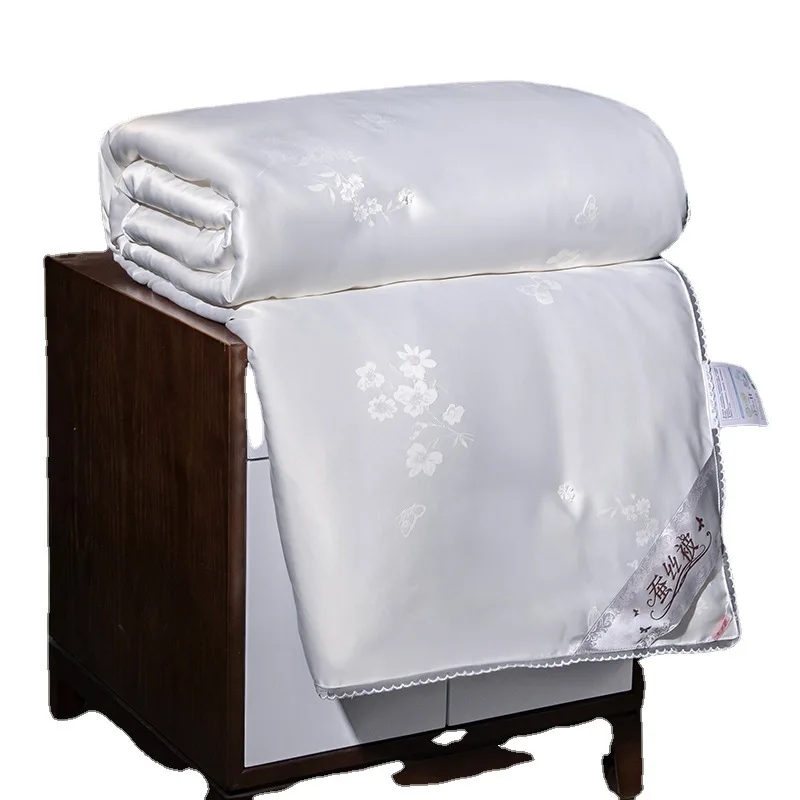 RC0418 2022 Newest Handmade Natural Mulberry Silk Quilt Summer Quilt