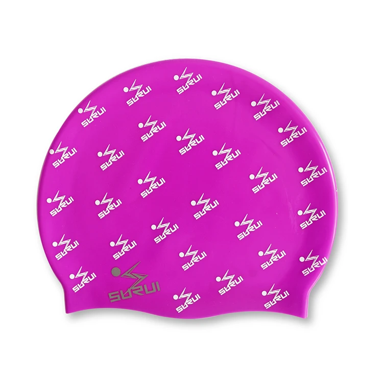customized LOGO stylish swim caps 100% silicone swim caps swimming caps