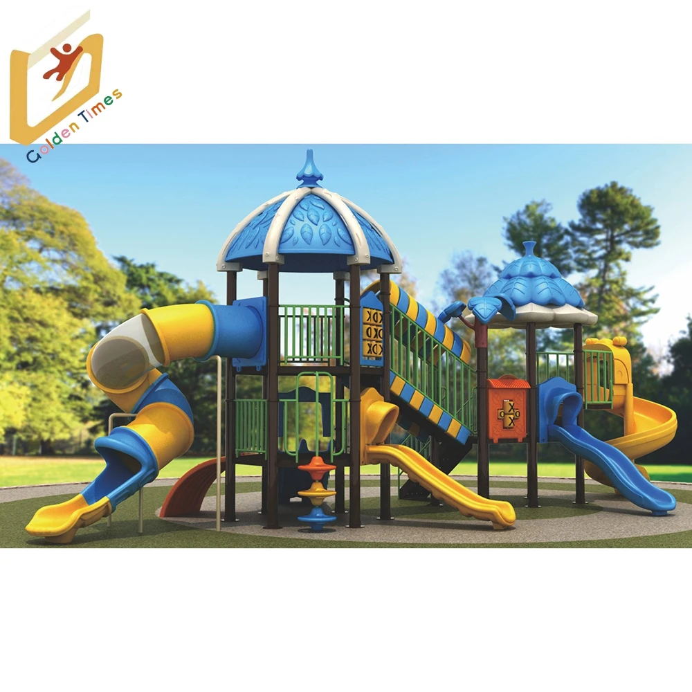 2024 Customized kindergarten kids amusement equipment slide forest series playground