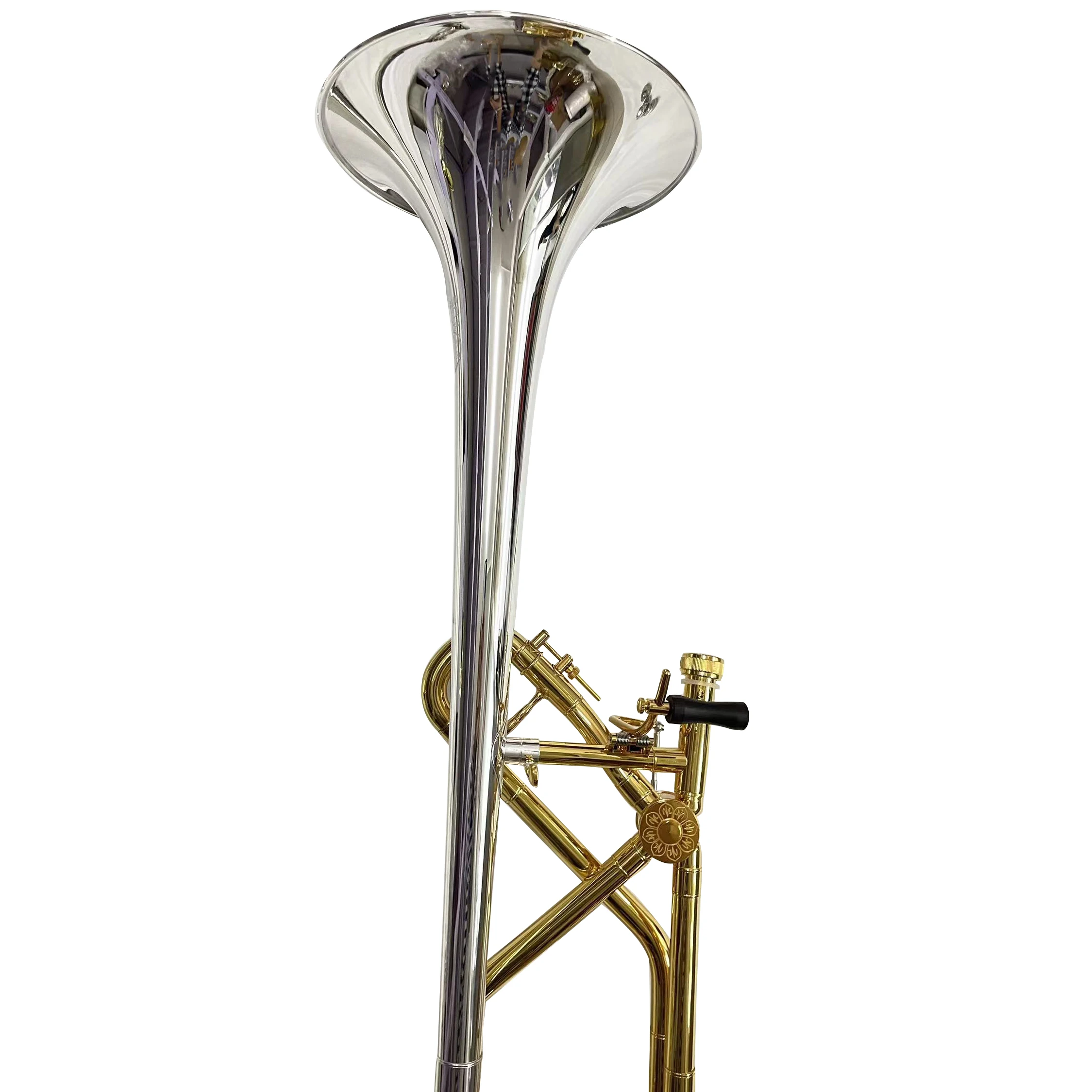 Professional Manufacture High Standard Yellow Brass Trombone