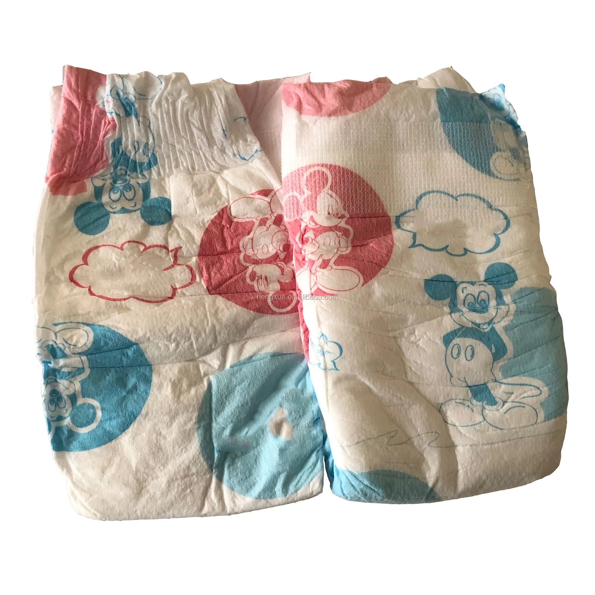 high quality and nice price elastic pampering waistband disposable  baby diaper  making factory in China