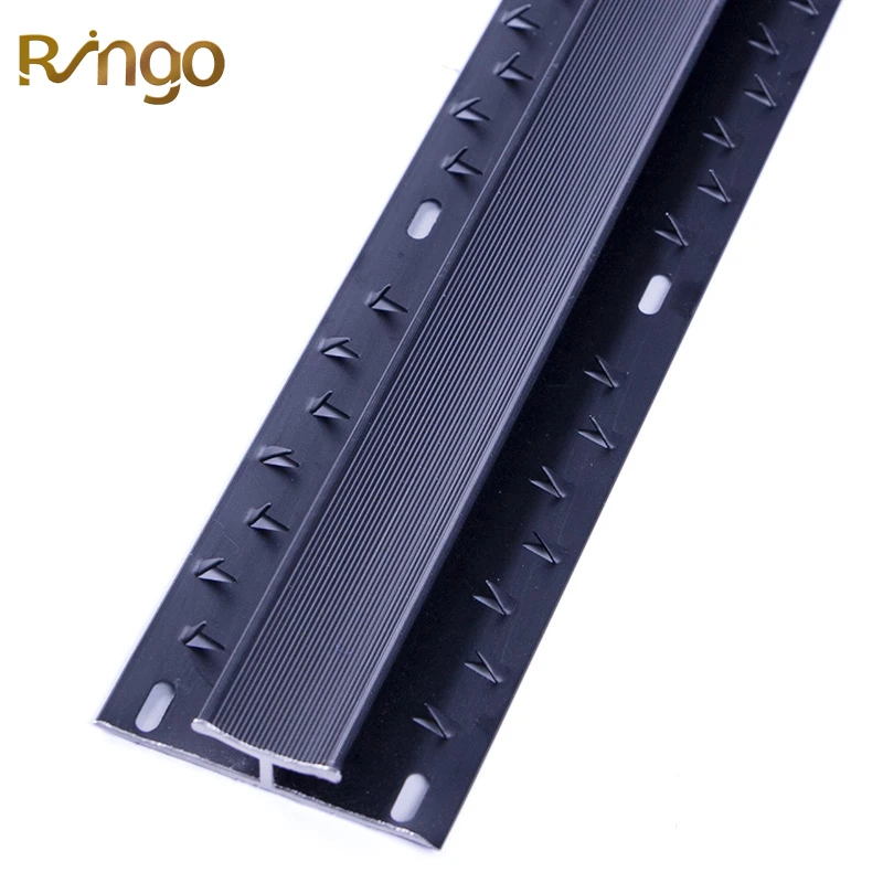 Foshan Ringo Vinyl Floor Factory Supply Decorative Edging Corner Aluminum Carpet Accessories Tile Trim Ceramic