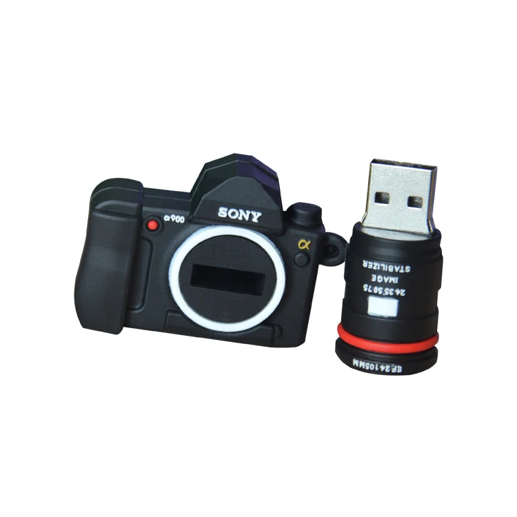 Hot sale camera usb branded logo 4gb16gb 32gb 64gb 128gb small plastic popular usb 2.0  Cute flash drive usb