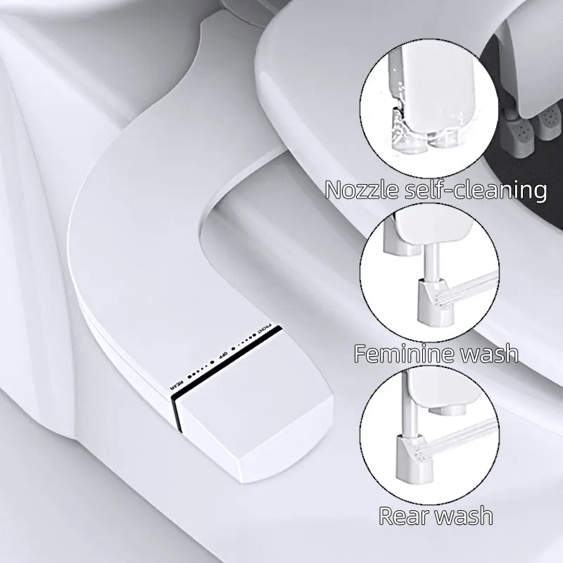 Manufacturer Luxury Toilet Bidet, The Newest Easy Bide, Hot Selling Nozzle Self-Cleaning Bidet Toilet Seat