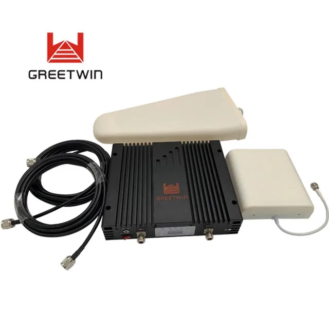 High Quality 23dBm 1800MHz 2100MHz LTE2600 Tri Band Cell Phone Signal Booster Mobile Phone Signal Repeater