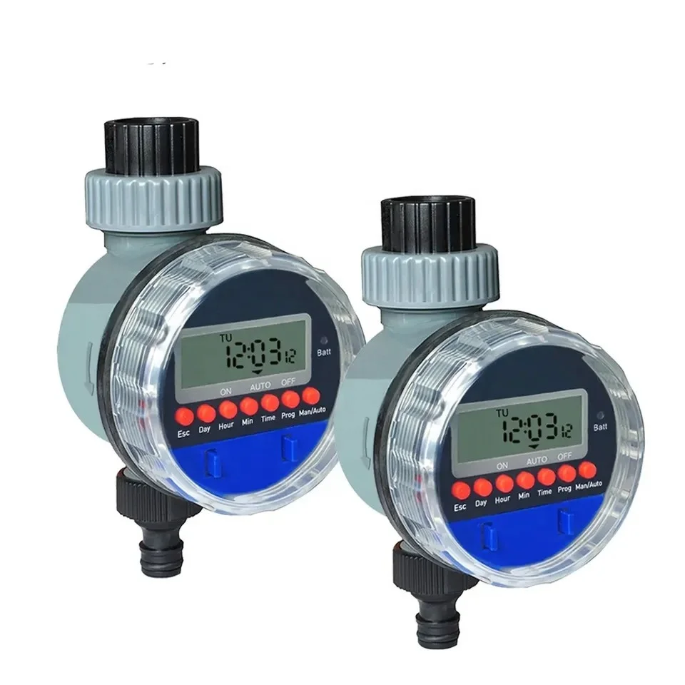 LED Electronic Garden Water Timer LCD Home Irrigation Timer for Watering Plastic Material