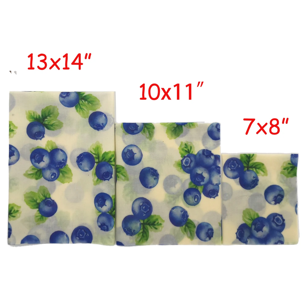 Eco friendly reusable organic sustainable food storage wrapper beeswax food wrap paper