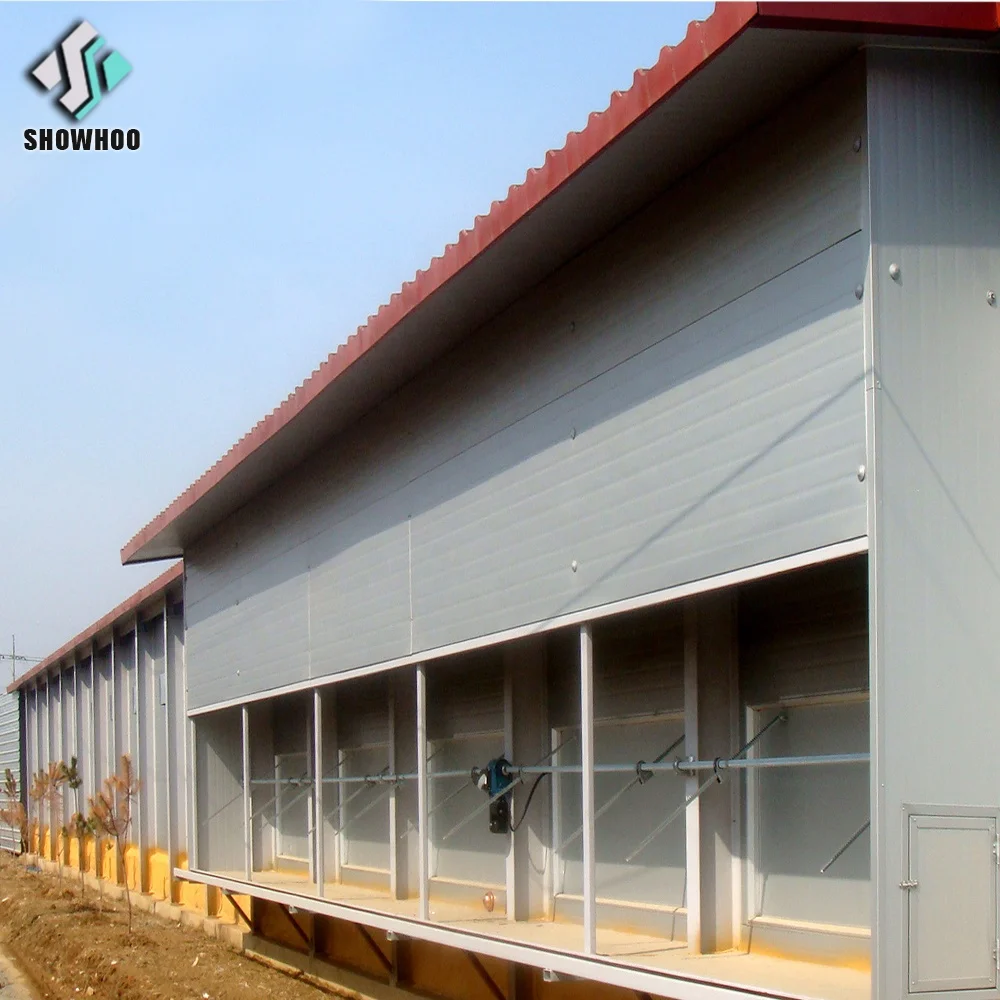 Prefabricated Chicken House Designs Poultry Farm Building Structures