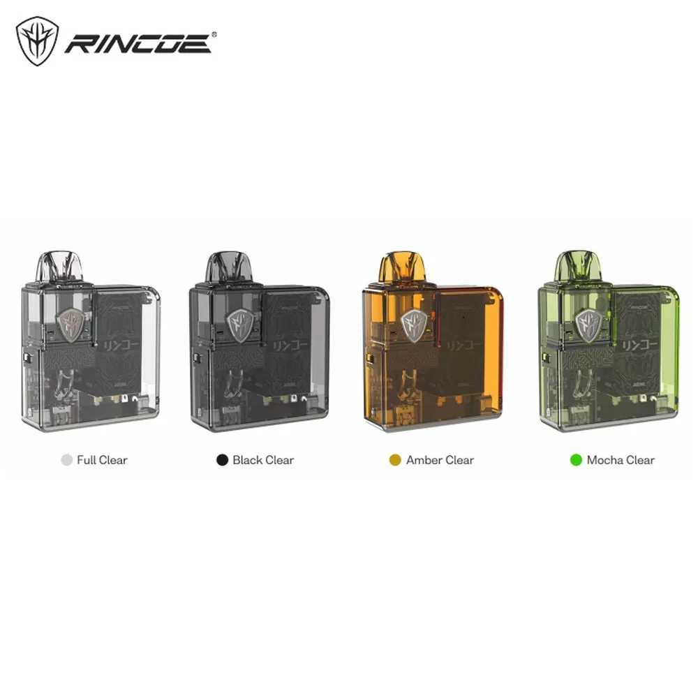 New Original Rincoe Jellybox Nano PodSystem Kit with 30W 1000mah Battery 2.8ml Mesh Coil Cartrdge Atomize vs Caliburn Koko Novo