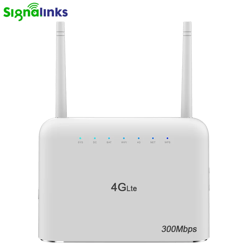 Signalinks 2023 Best Wifi 4G Lte Router Wireless Modem 4G Wifi 300Mbps Wifi Router With Sim Card