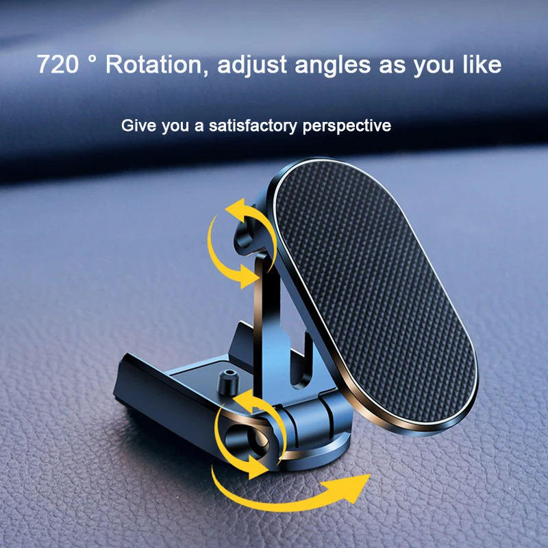 Wholesale factory Adjustable 360 Rotated Car Mobile Phone Stand Dashboard Phone Mount Bracket Portable Magnetic Car Phone Holder