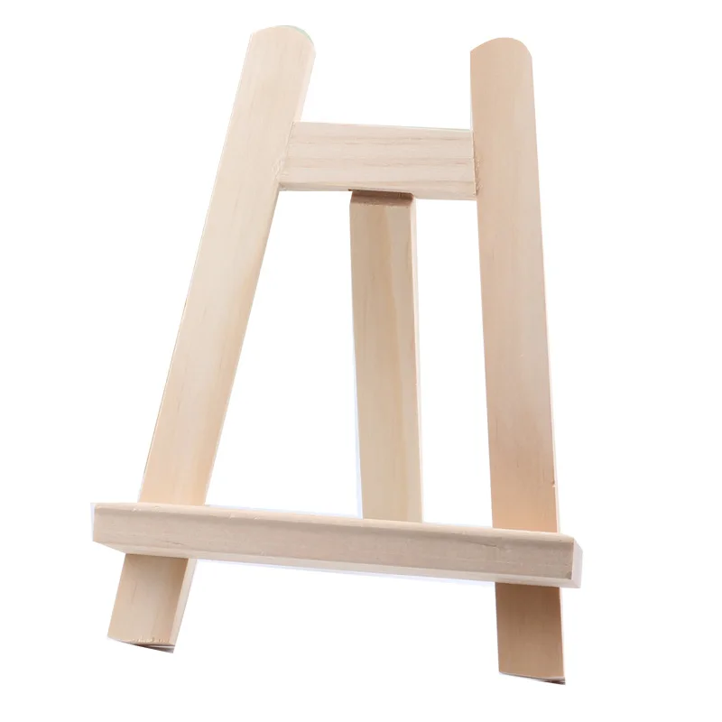 15*20cm Artwork Display Studio Stand Artist Miniature Wooden Easel Photo Oil Painting Display Stand