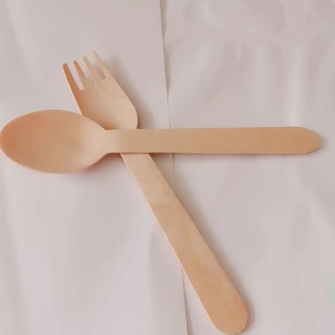 
China Factory Best Price Wooden Bamboo Knife Fork And Spoon Sets Bamboo Cutlery Set Birch Wooden Cutlery Set 