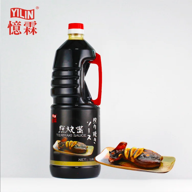 Yilin sauce manufacturer hot sell Japanese soy sauce fry chicken black bbq instant food teriyaki sauce