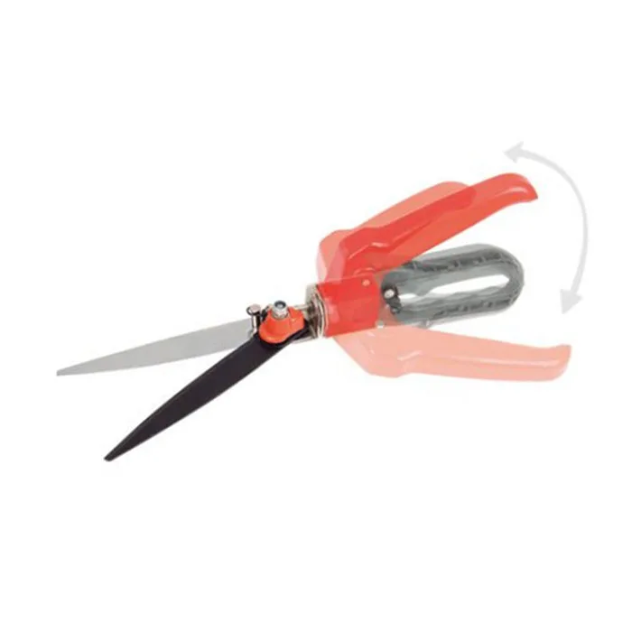 Portable Grass Scissors Long Blade Ergonomic Handle Grip Lawn Cutting Pruner Grass Shears Topiary Trimmer Shaping Shears