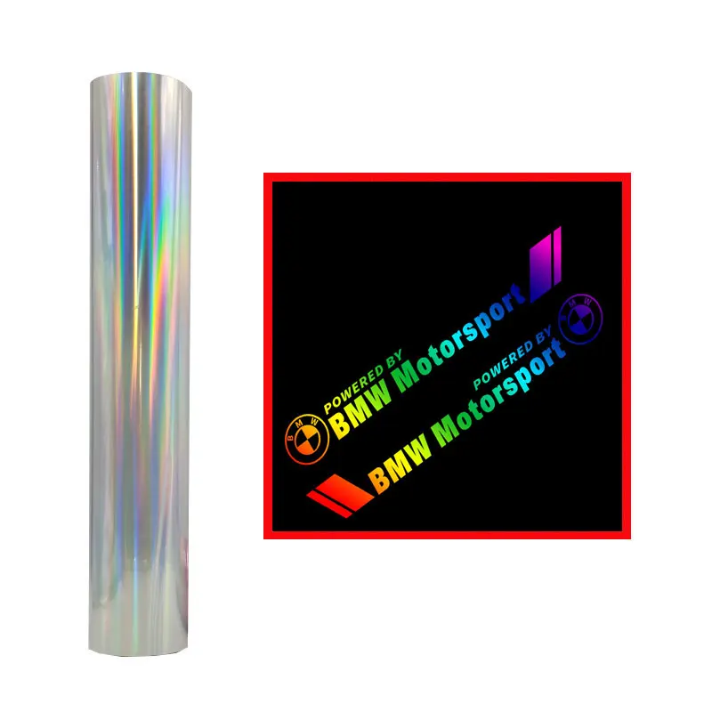Self-Adhesive Holographic Vinyl Roll Film Printable Laser PVC for Advertising Plastic Sticker