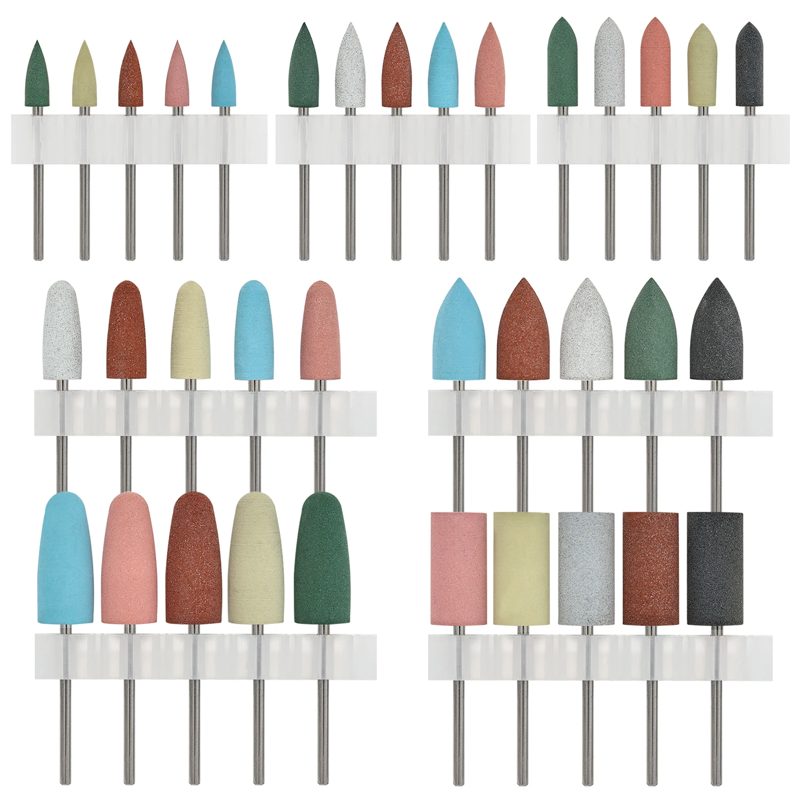 Silicone nail polish head set grinding knuckle exfoliating dead skin polishing electric grinding machine