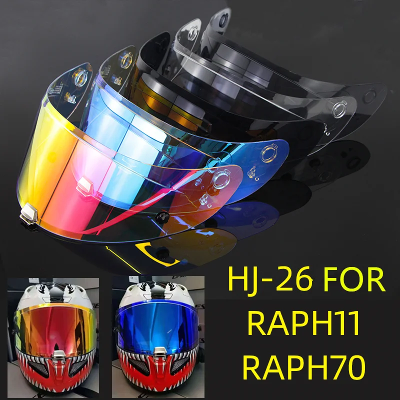 HJ-26 Visor lens for HJ-26 RPHA 11 RPHA 70 RPHA series motorcycle accessories moto Helmet visor reinforcement shock-resistance