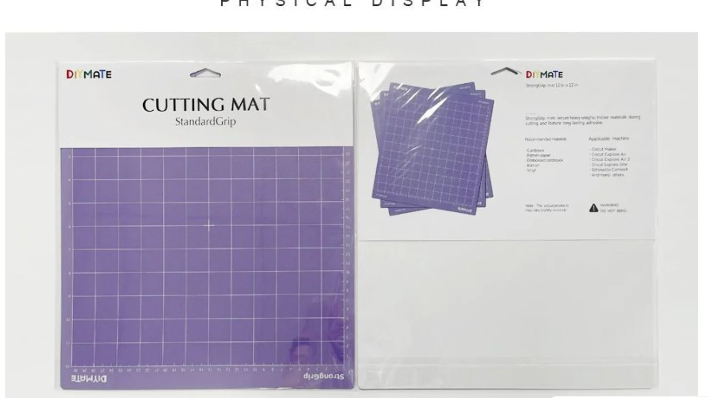 Mini 12*12 inch Green 3 Pieces Per Pack Standardgrip Diymate Cutting Mat for Cricut Joy