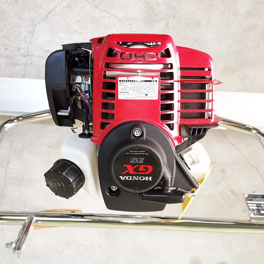 Vibrating Concrete Power Screed Tool Honda GX35 Petrol Powered Vibratory Concrete Screed Masalta Surface Finishing Screed