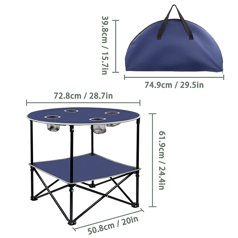Custom Foldable Picnic Stainless Steel Ultralight Garden Folding Table Outdoor Camping Foldable Outdoor Table