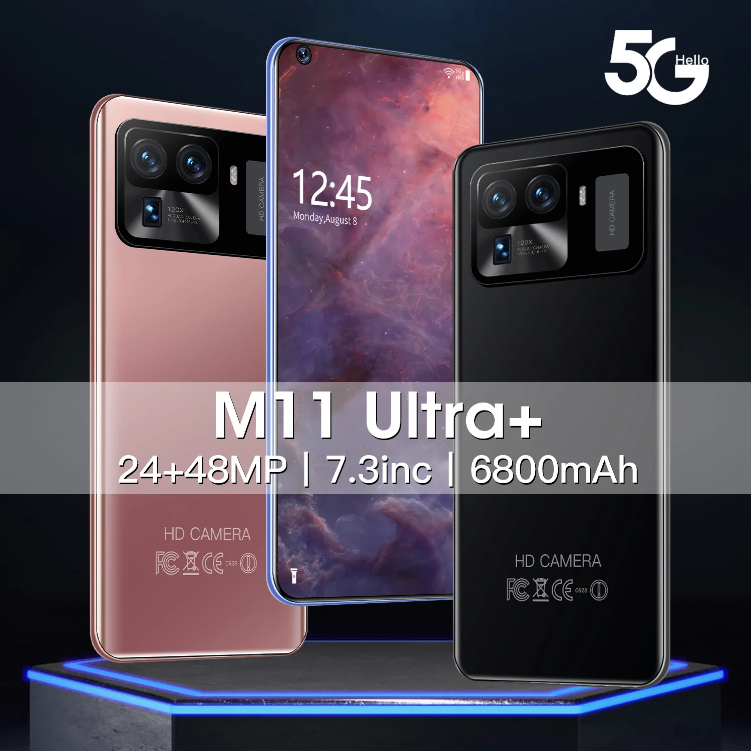 Лидер продаж смартфон M11 Oem 2g + 16g Ram 7 3 дюймов прочный