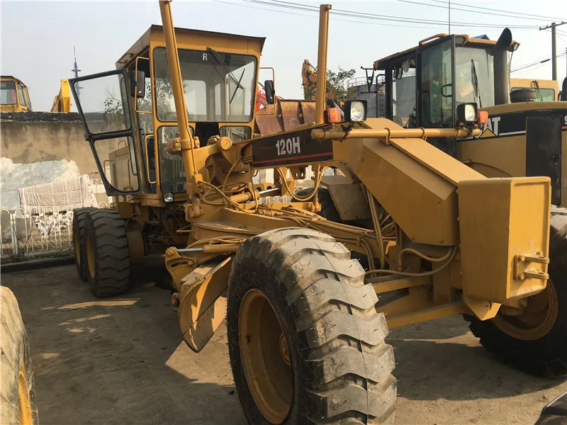Used Motor Grader CAT 120H Construction Good Efficient Small Ripper Used Motor Graders