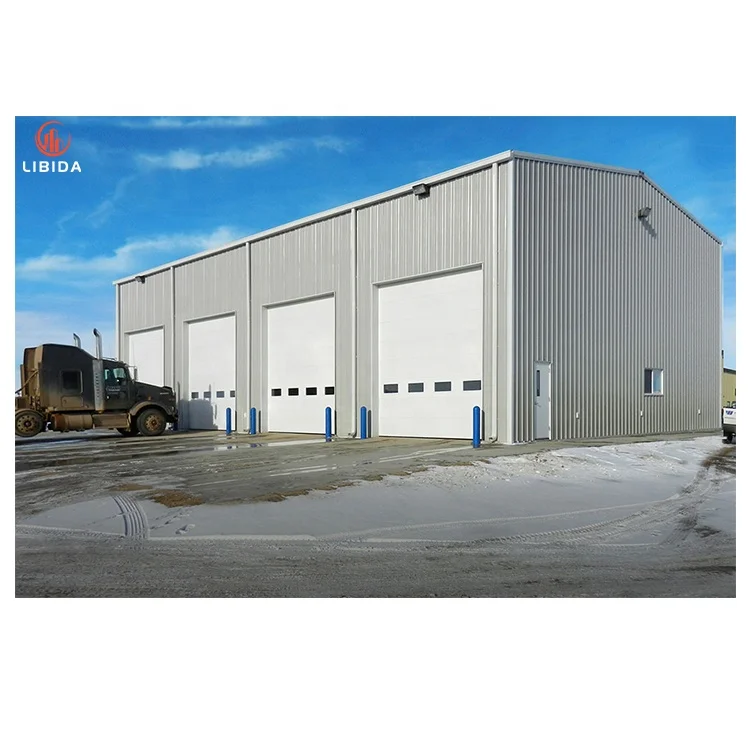 prefabricated warehouse custom steel prefab building structure glass curtain workshop light frame case metal shed