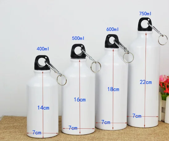 
750ml 600ml Football factory price aluminum bottles 