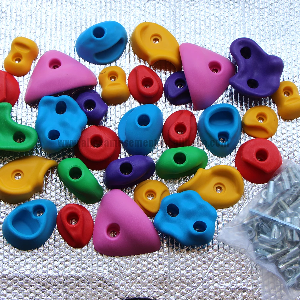 Climbing Holds Rock Holds Anti-skid Climbing Mounting Hardware Playground Equipment Outdoor Climbing Wall Holds for Kids