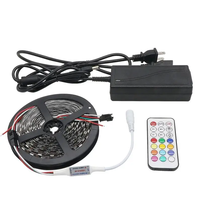 
WS2812 LED Strip Smart RGB 5050 Full Color Pixel IC Digital Individually Addressable Flexible Tape Light 