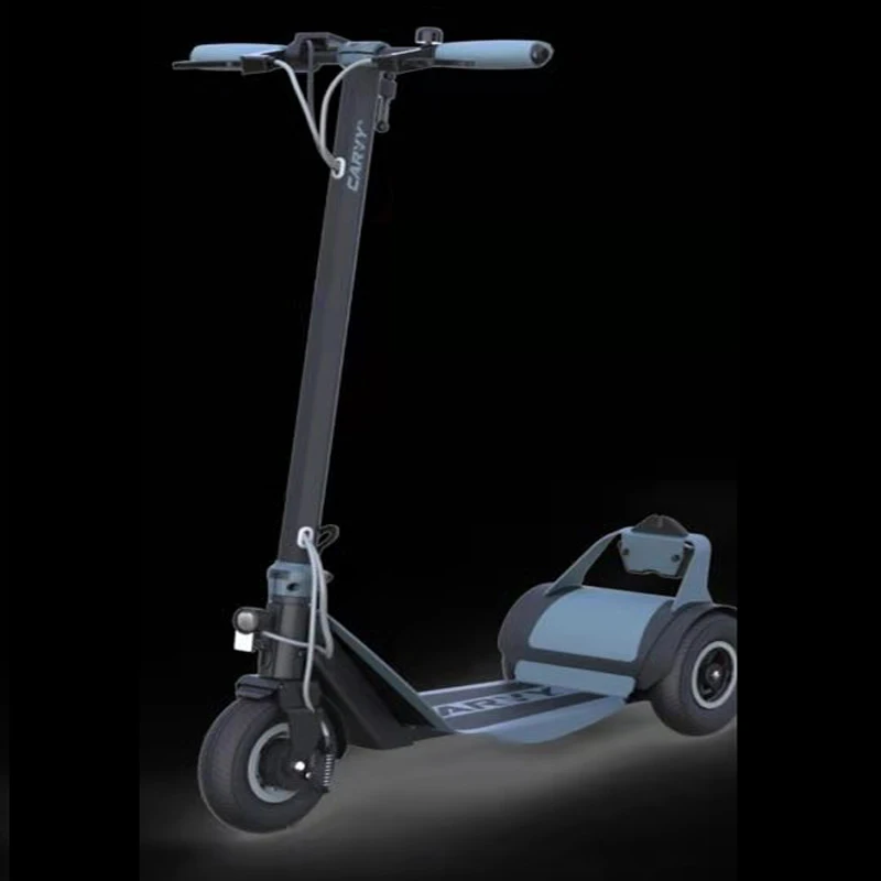 Super Light Steady EU warehouse E Scooter Waterproof 350w 36V portable Dirty adult Foldable three 3 Wheels golf electric Scooter