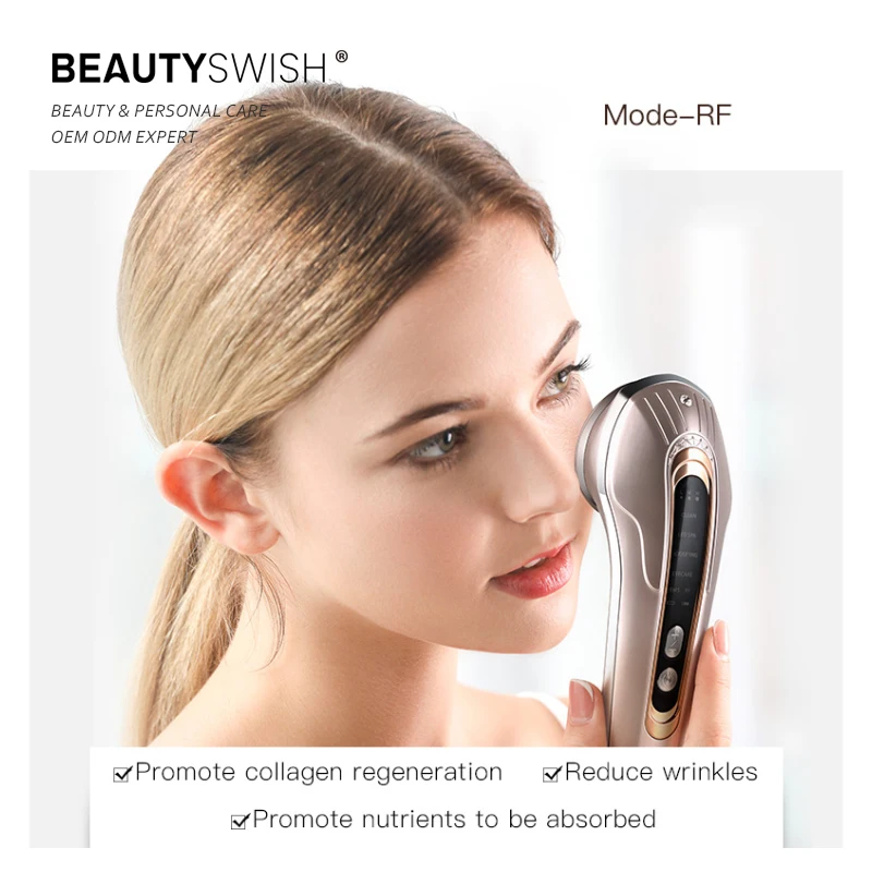 ODM KC 1 MHZ RF EMS Hot Face Lifting Model Radio Frequency Facial Ems rf skin care Beauty Device For Home Use