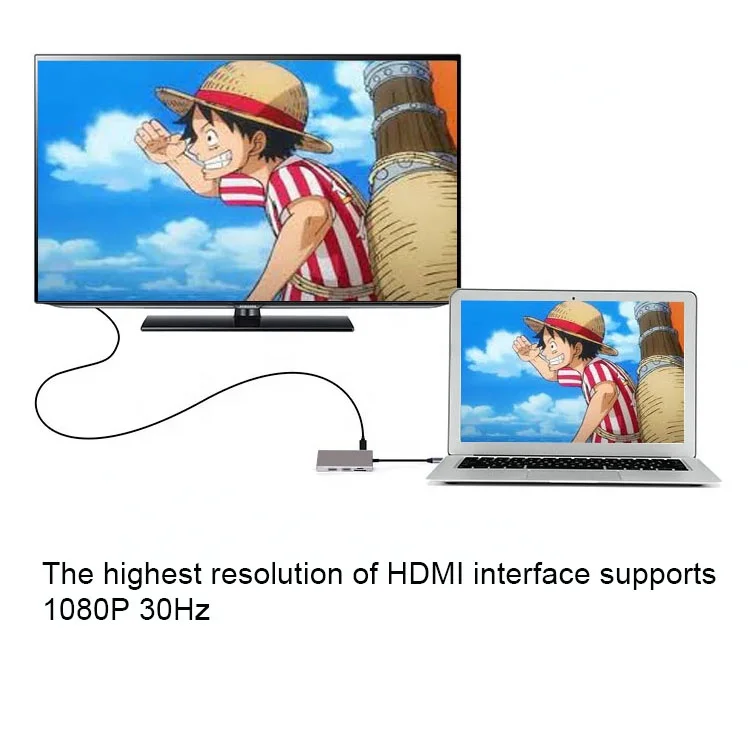  Алюминиевый компьютер USBC Thunderbolt 3 USB-концентратор 0 9 портов высокомощное зарядное устройство Multi C адаптер для Macbook сделанный на