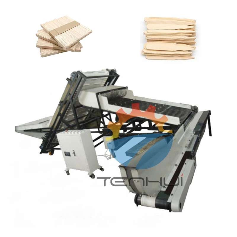 Stick Ice Cream Processing Tongue Depressor Making Wooden Coffee Stirrer Machine