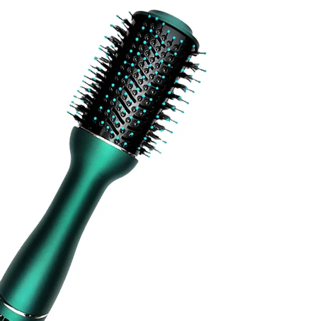 1200w LCD Professional Multifunction Salon Negative Hot Air Brush Lightweight Hot Air Styling Brush Hair Dryer & Volumizer