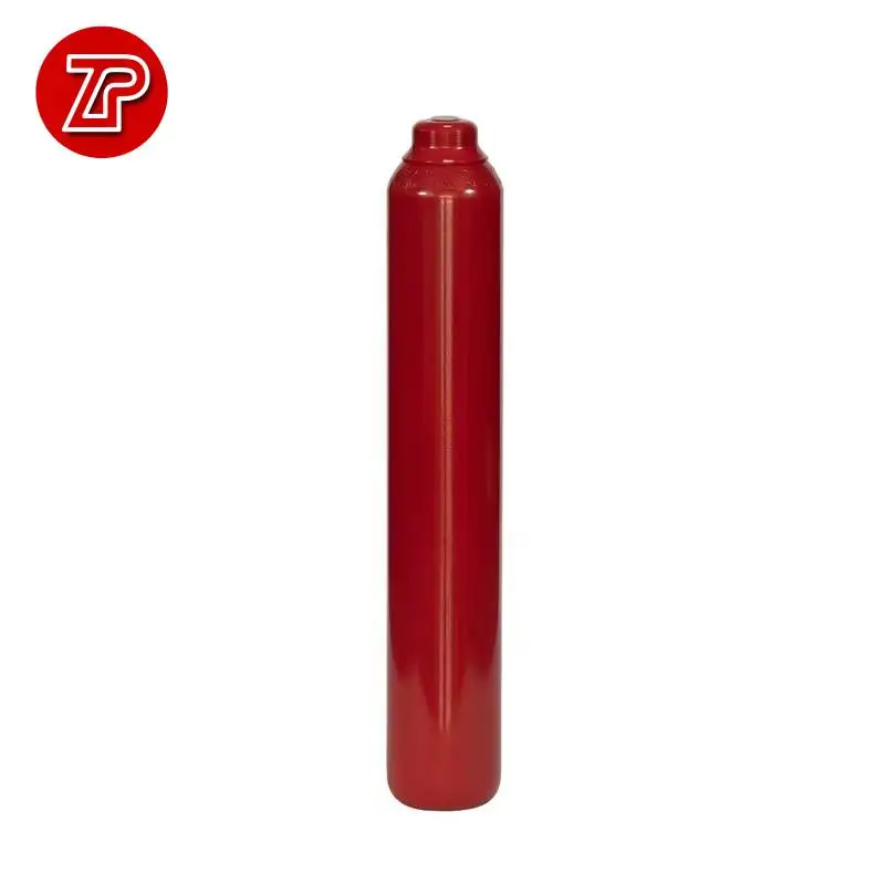 ISO 9809-1 standard 150bar 45kg gas cylinder red co2 gas cylinder