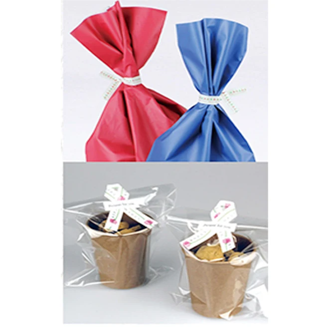 Food plastic paper bag packaging cable twist tie In Japan