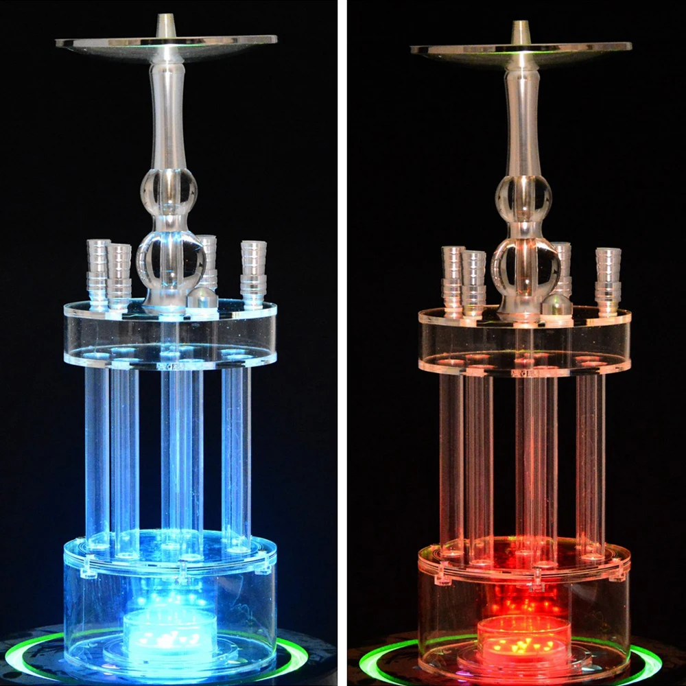 Hot Selling Colorful Hookah Accessories Laser LED Light Sheesha Set for Shisha Bar Smoking