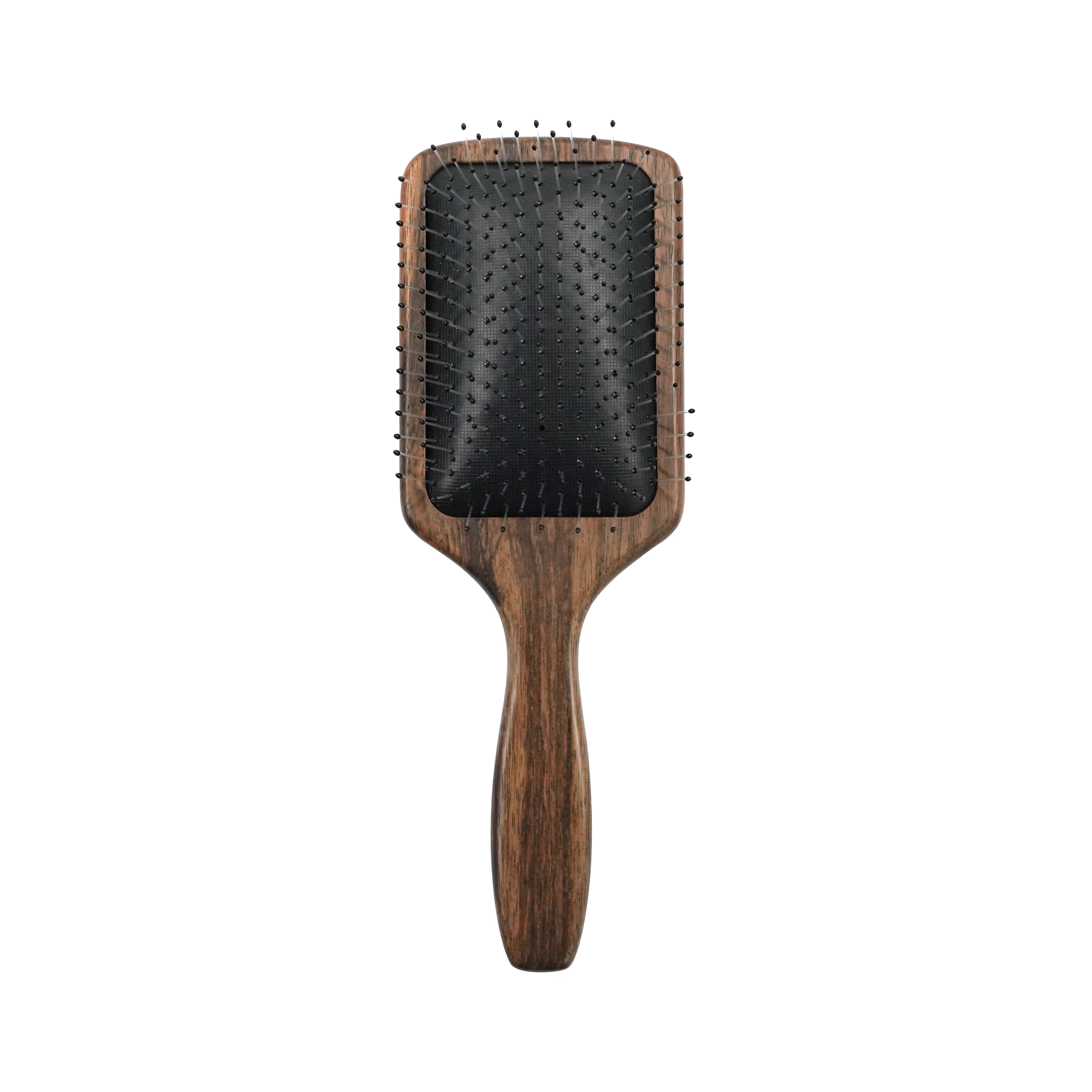 Professional Custom New Arrival Wood Paddle Tangle Logo Brush Comb Cushion Anti-Static Hair Brush Massage Children Hair Comb