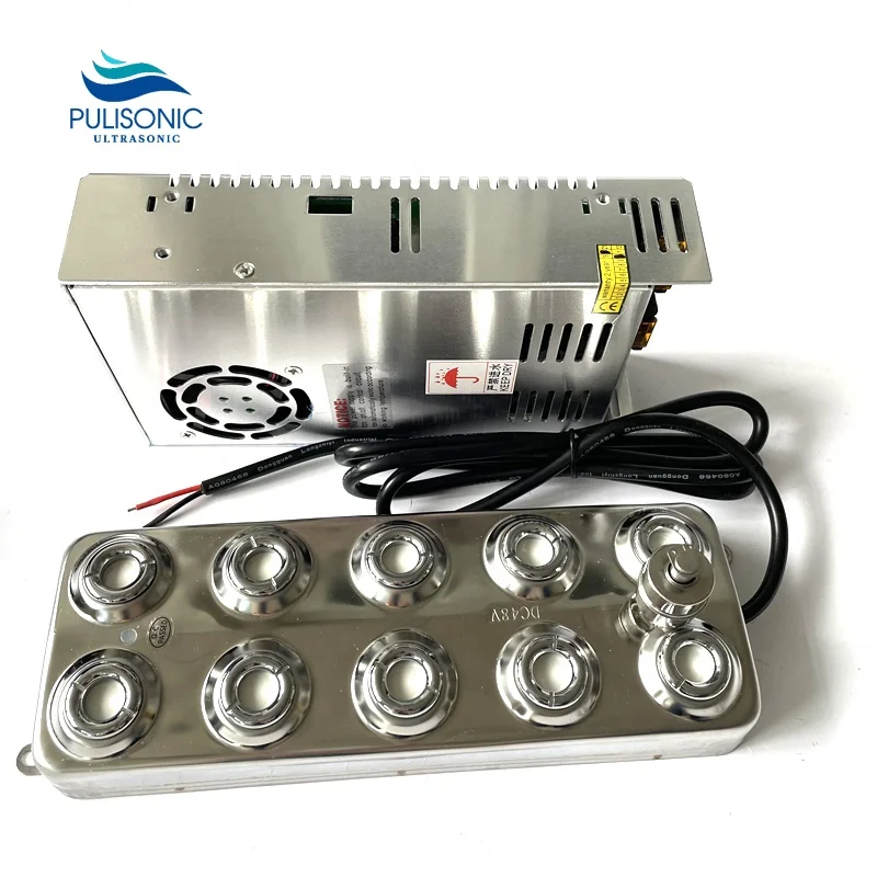 
10Head 1.7Mhz Ultrasonic Atomizing Heads, Small Mist Humidifier Mist Atomizer For Pool Rockery Sprayer 