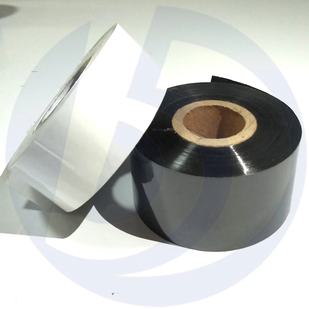 China factory coding foil black white expiration date codes machine consumables date coding ribbon