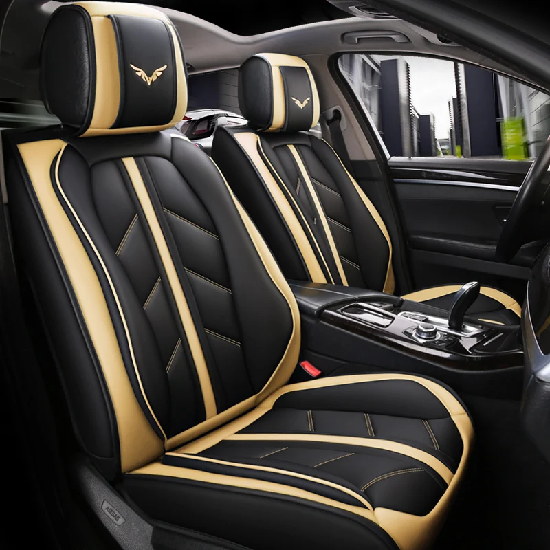 Professional Manufacturers Full Set Universal Pvc Leather Car Seat Covers China