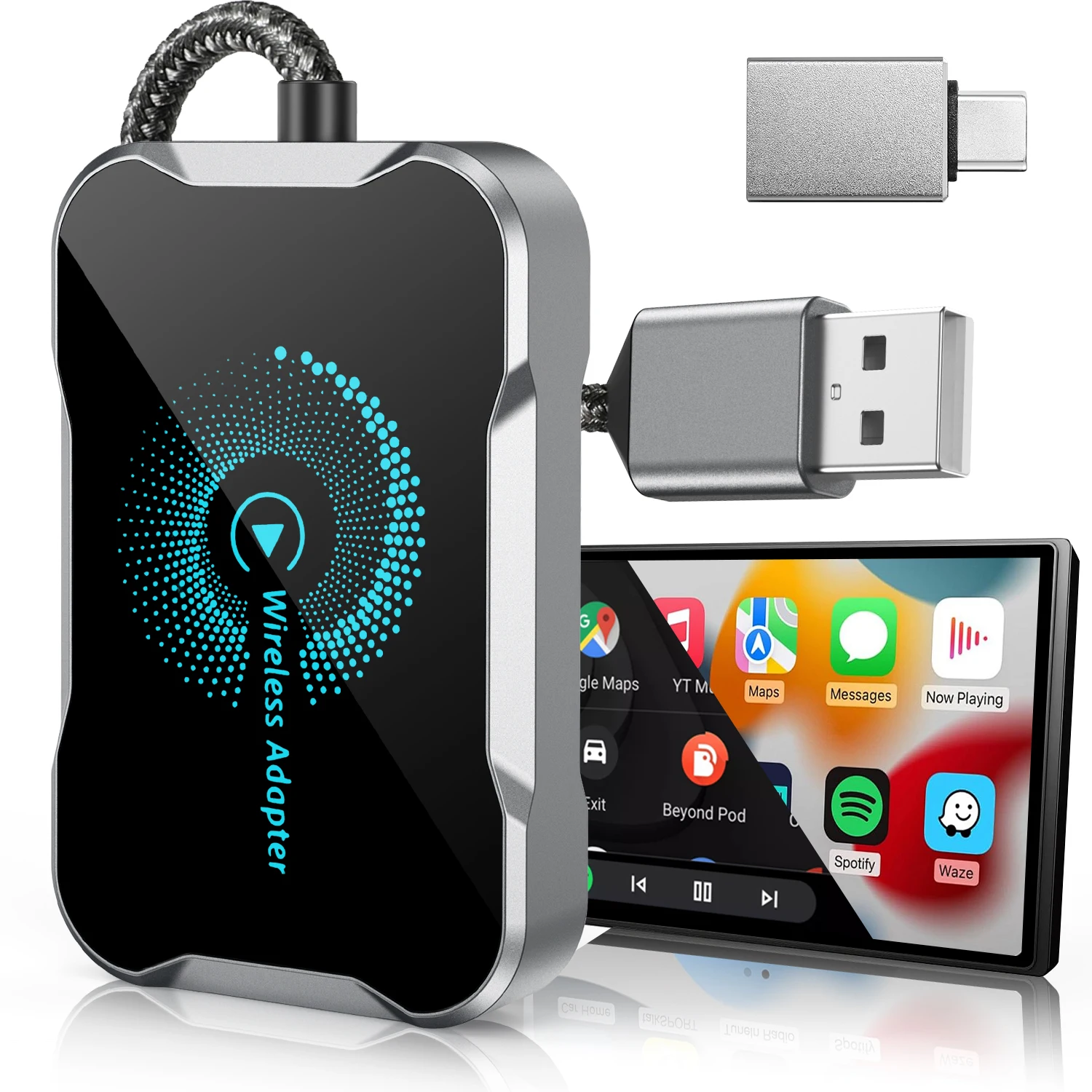 New Arrival Wireless for Iphone Carplay Wireless Android Auto and Carplay Adapter for BMW VW Audi