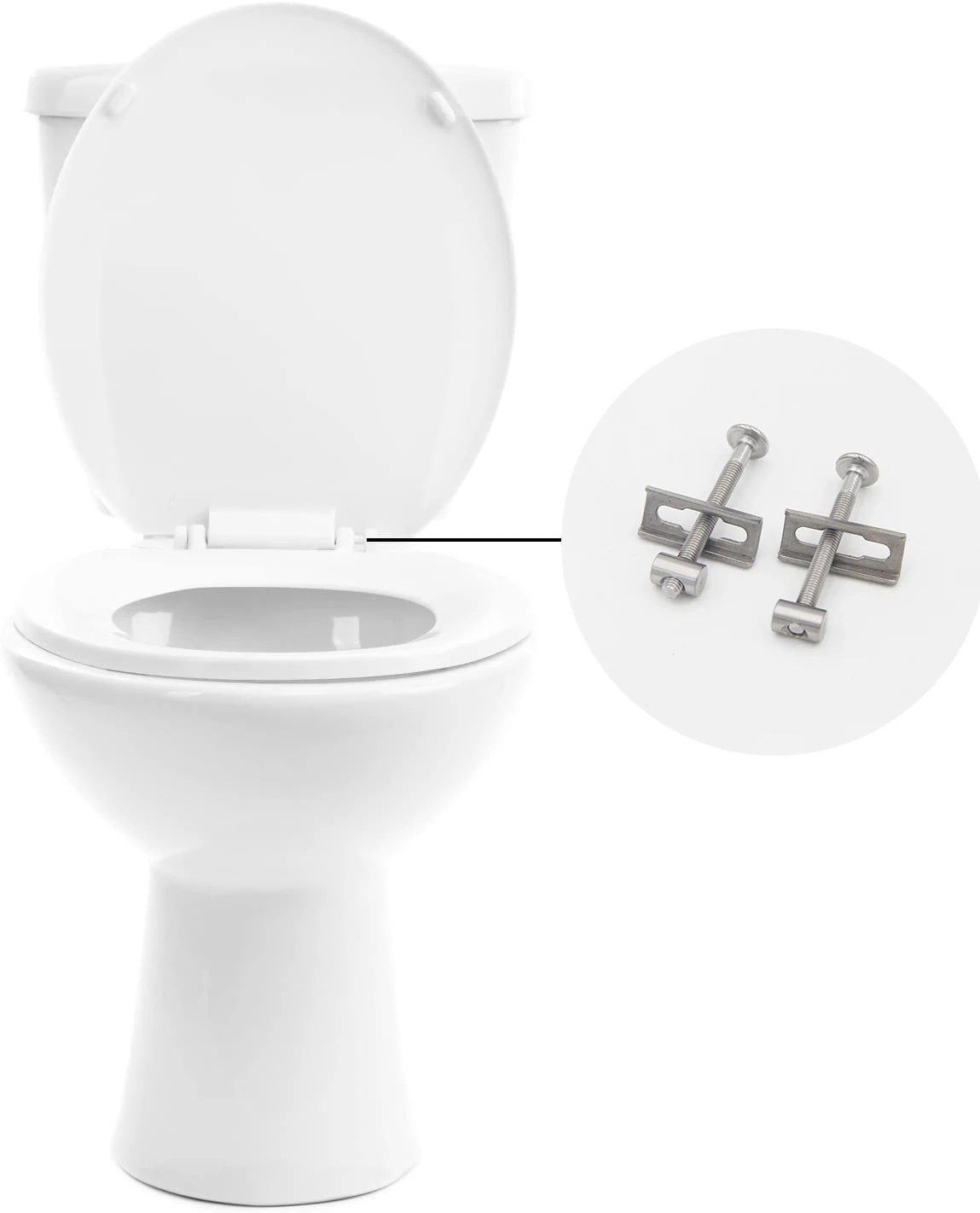 New Style toilet seat hinge bolts Toilet seat cover fixing screws kit