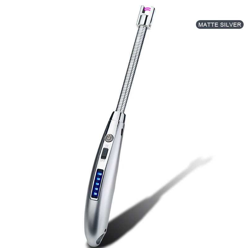 Cheap Price Long Stick Flexible Plasma Candle Lighter Electric BBQ Lighter Custom USB Arc Kitchen Fire Outdoor Camping Lighter