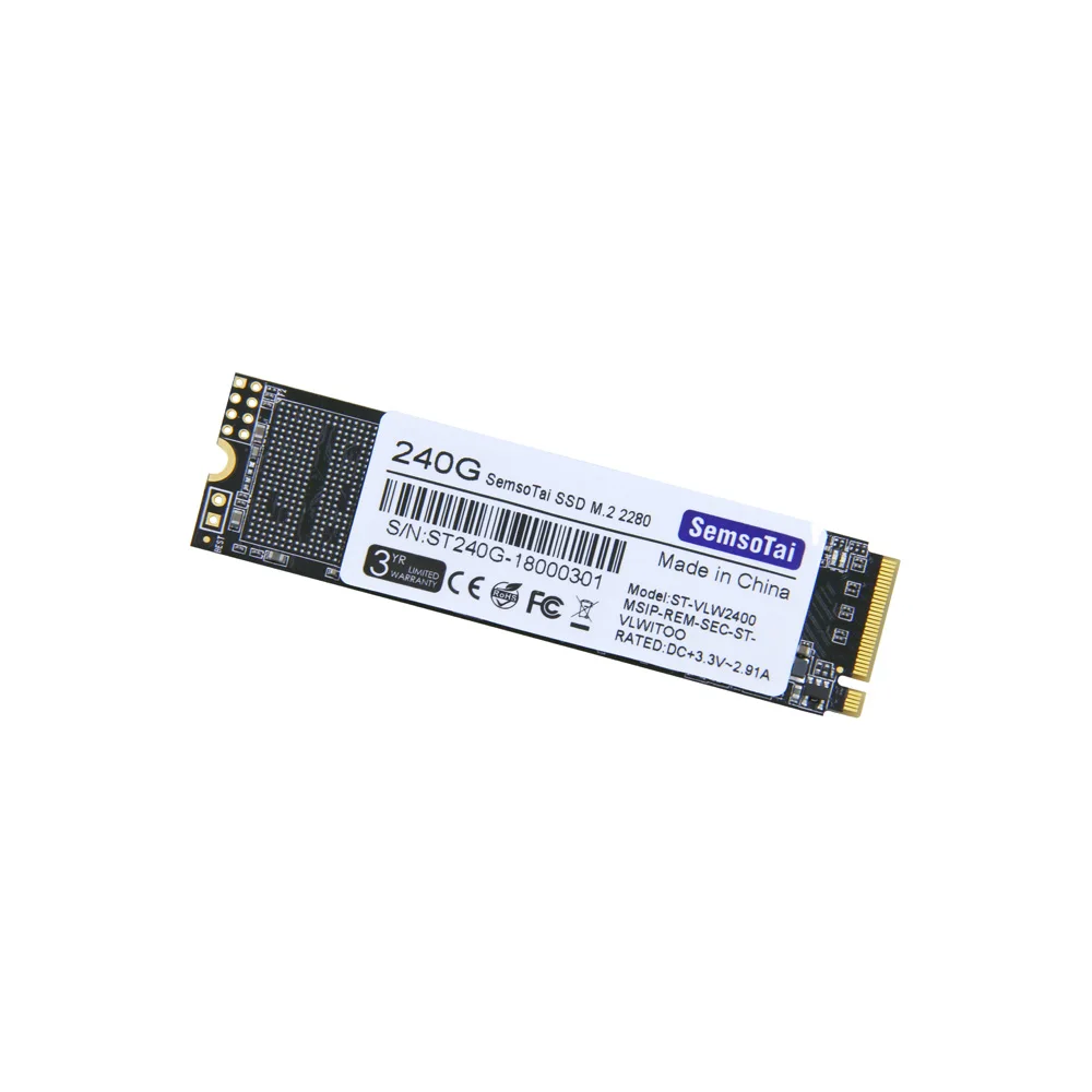 Semsotai 2280 SSD 128 ГБ NAND M.2 NGFF внутренний SSD