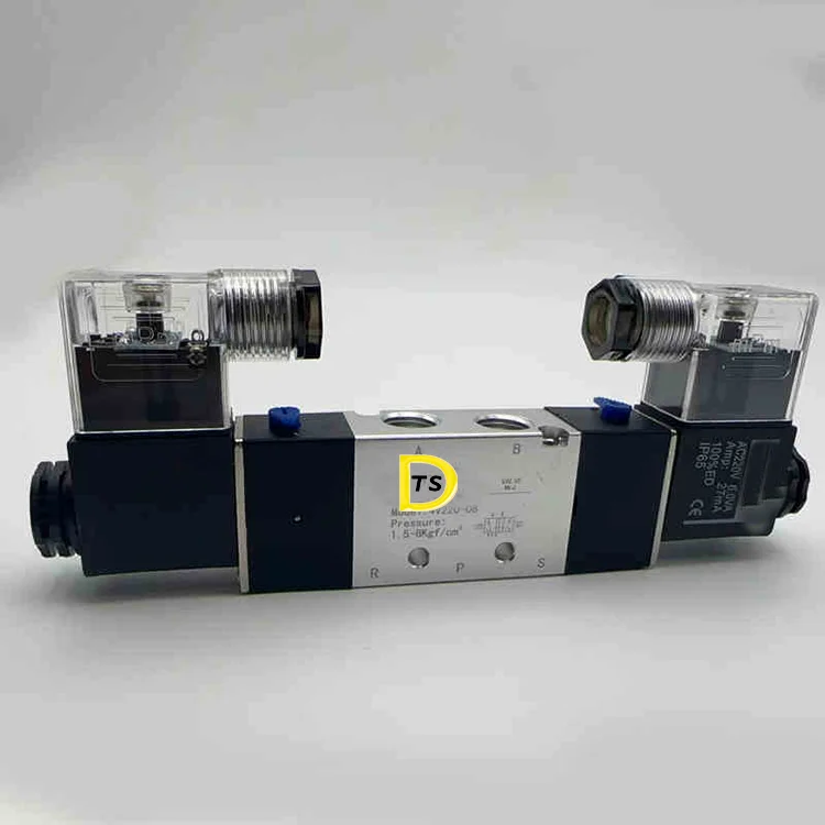 Pneumatic solenoid valve two-way five-position air exchange valve 24v