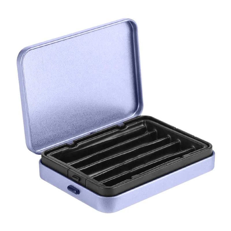 Custom Printing Logo reusable Packing Tin Box With Plastic Insert